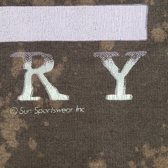 Vintage Northwest-Territory Shirt M/L 21x26 Bleach-Dyed USA - Picture 14 of 16